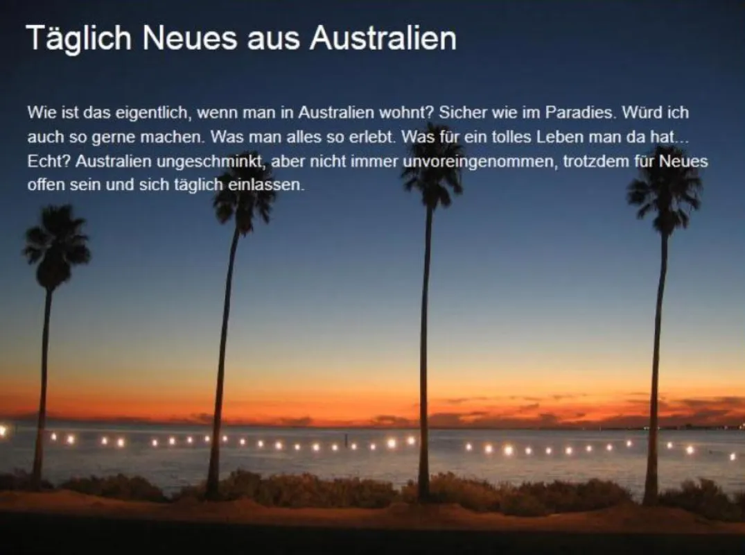 Australien-Ereignisse
