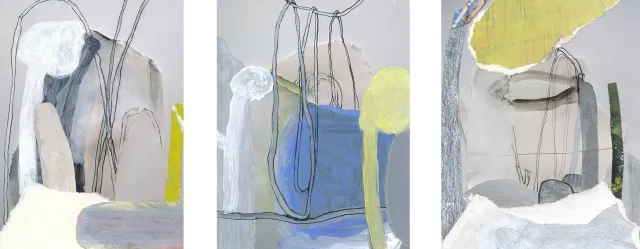 Bild: Cornelia Piesk, Fotoübermalungen und Collagen