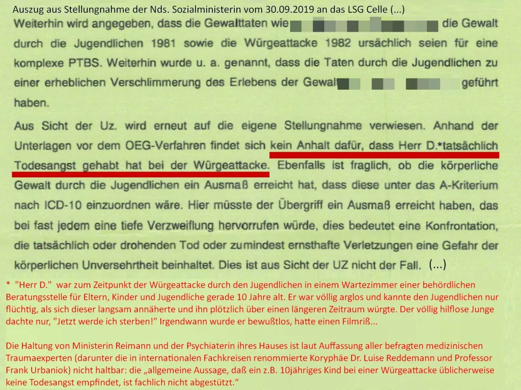 Schlechte Mediziner, Diagnostiken aus NS-Zeit: Gewaltopfer werden weiterhin benachteiligt.