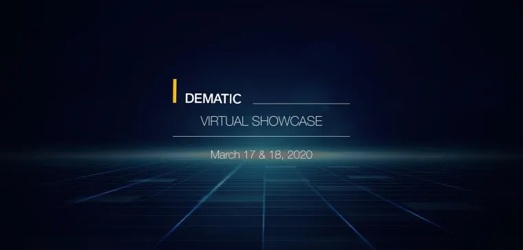 Nach LogiMAT-Absage: Dematic startet Webinar-Reihe Dematic Virtual Showcase Bild: Nach LogiMAT-Absage: Dematic startet Webinar-Reihe Dematic Virtual Showcase