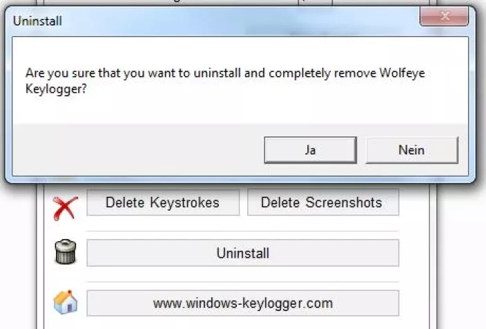 Bild: Wolfeye Keylogger: So entfernen Sie die Spionagesoftware von Ihrem PC