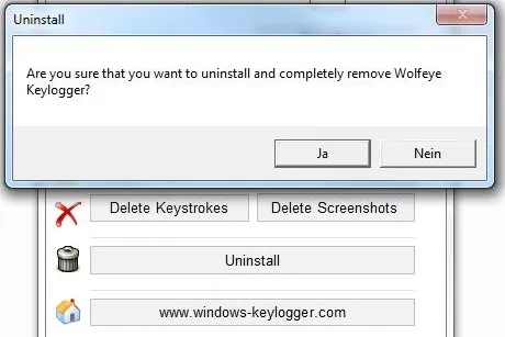 Wolfeye Keylogger: So entfernen Sie die Spionagesoftware von Ihrem PC Bild: Wolfeye Keylogger: So entfernen Sie die Spionagesoftware von Ihrem PC