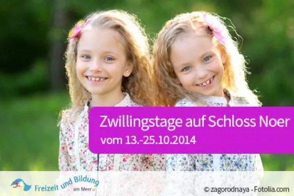 Zwillingstage auf Schloss Noer Bild: Zwillingstage auf Schloss Noer