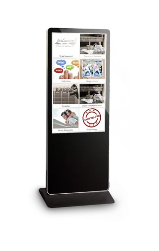 Bild: digitalSIGNAGE.de stellt neue Digital Signage 49 Zoll Indoor Touch Stele inkl. 3 Jahren Cloud CMS vor