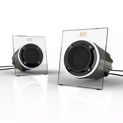 Bild: Puristisches Design und präziser Sound - Altec Lansing präsentiert neues PC-Audiosystem Expressionist Classic