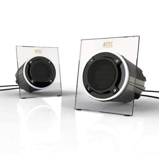 Bild: Puristisches Design und präziser Sound - Altec Lansing präsentiert neues PC-Audiosystem Expressionist Classic