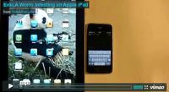 Bild: iPad: Der Apfel hat einen Wurm