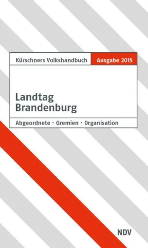 Bild: Nachschlagewerk über Landtag Brandenburg erscheint