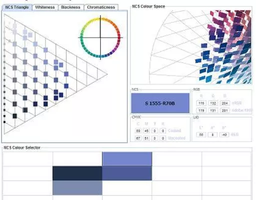 Bild: NCS Navigator - eine herausragende Online-Anwendung für Farbdesigner