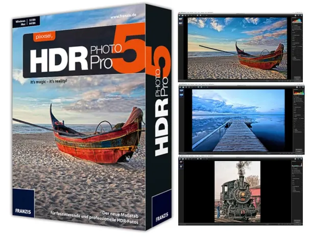 HDR Photo Pro 5 - neue Foto-HDR-Software für Mac und PC von FRANZIS Bild: HDR Photo Pro 5 - neue Foto-HDR-Software für Mac und PC von FRANZIS
