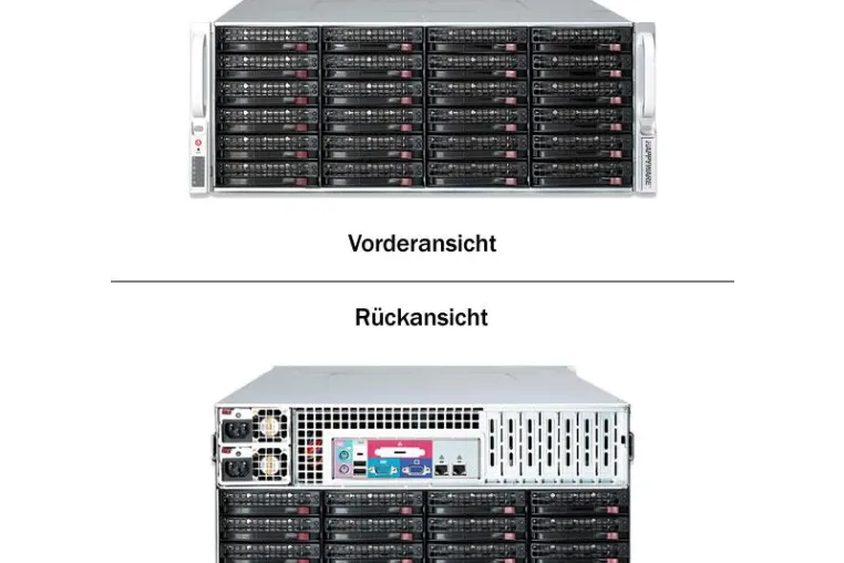 Happyware präsentiert neuen double-sided Storageserver Bild: Happyware präsentiert neuen double-sided Storageserver