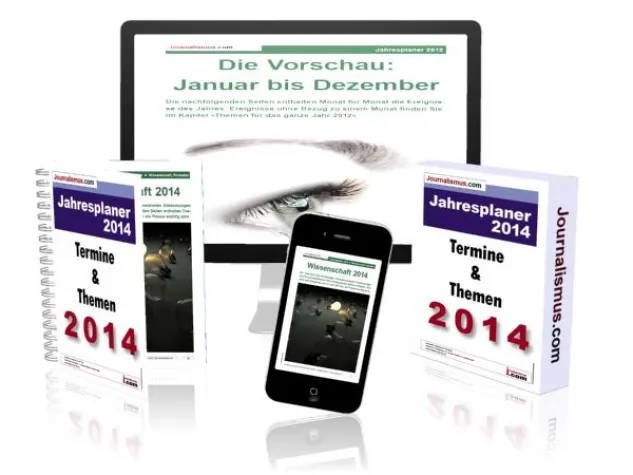 Bild: Vorschau auf 2014: 2.600 Termine für die Presse - Die besten Storys des Jahres 2014