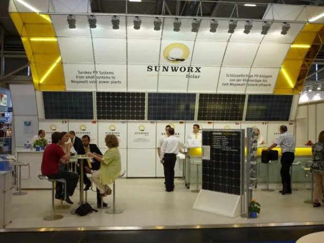 Für SUNWORX-Solar war die Intersolar Europe 2010 ein voller Erfolg Bild: Für SUNWORX-Solar war die Intersolar Europe 2010 ein voller Erfolg