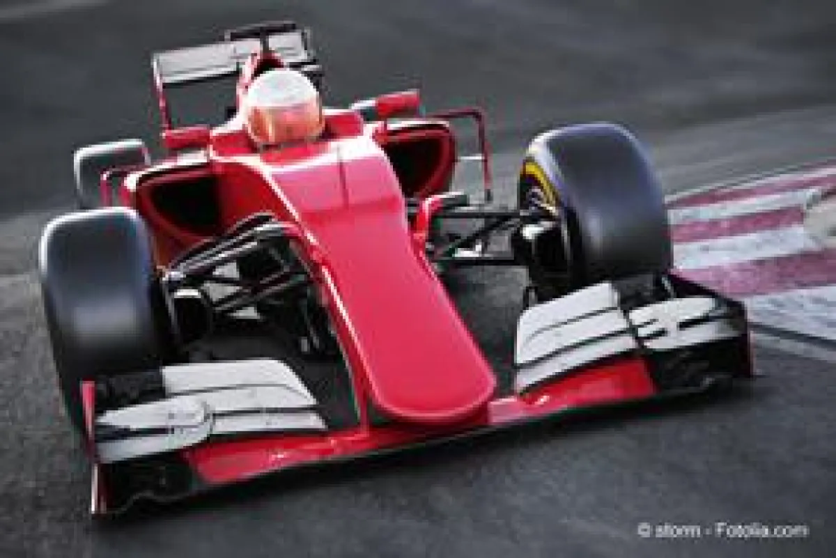Formel 1-Autos sind heute zu einem großen Teil mit CFK ausgestattet. Foto: © storm – Fotolia.com
