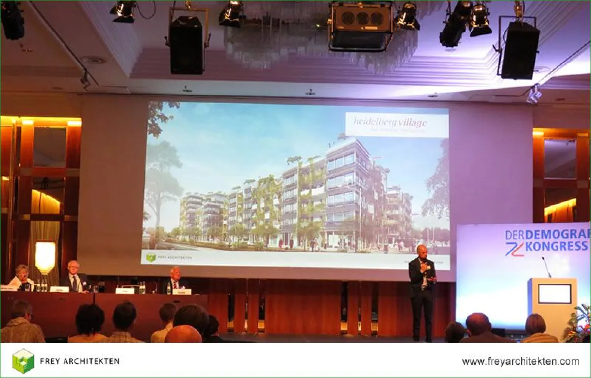 Vorjahrespreisträger Architekt Wolfgang Frey als Referent auf dem diesjährigen Demografiekongress