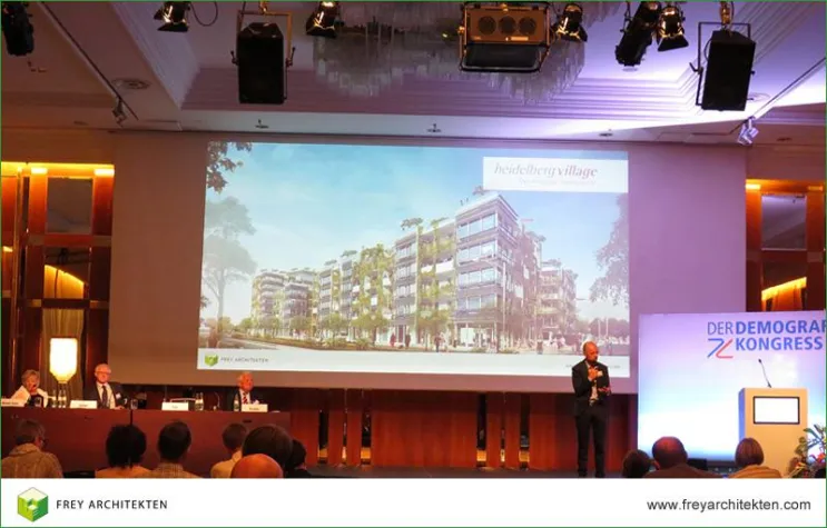 Bild: Wolfgang Frey auf dem Demografiekongress 2016 in Berlin