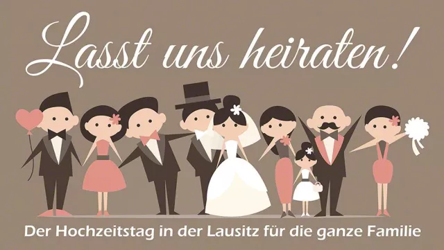 Bild: 'Lasst uns heiraten' – Erste Familien-Hochzeitsmesse im Schloss Vetschau
