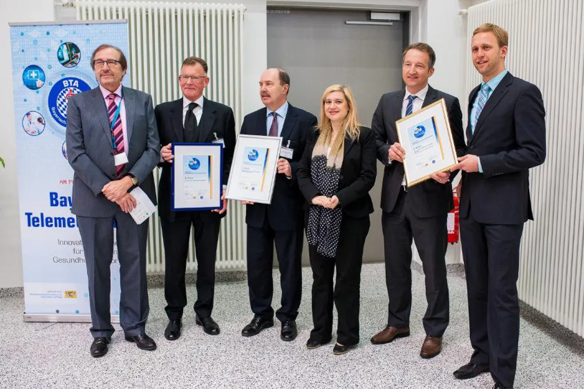 Gewinner der Preisverleihung Bayerischer Innovationspreis Gesundheitstelematik