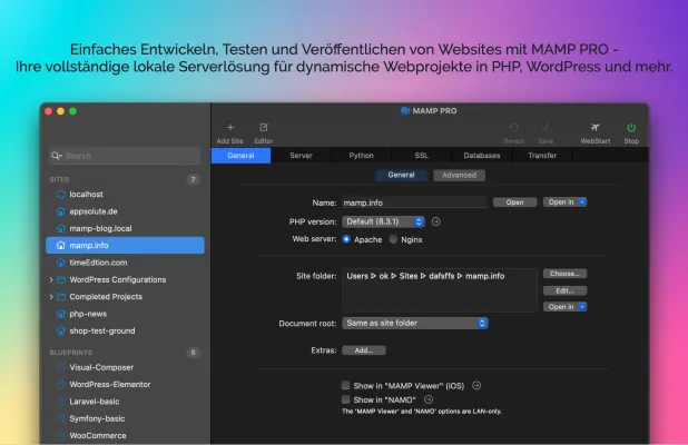 Bild: Neue Ära für Webentwicklung: MAMP PRO 7 jetzt verfügbar