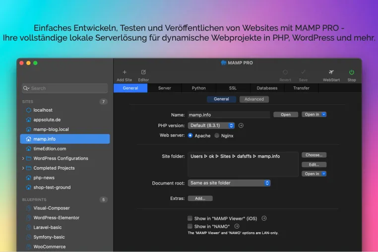 Bild: Neue Ära für Webentwicklung: MAMP PRO 7 jetzt verfügbar