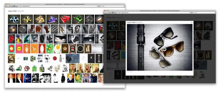 Bild: Fotograf Eugen Haller mit neuem Onlineauftritt von »das formt«.