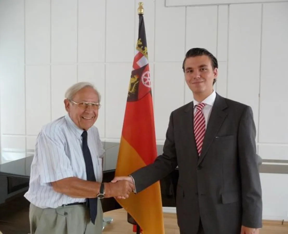 Prof. Dr. Christoph-Hellmut Mahling und Etienne Emard