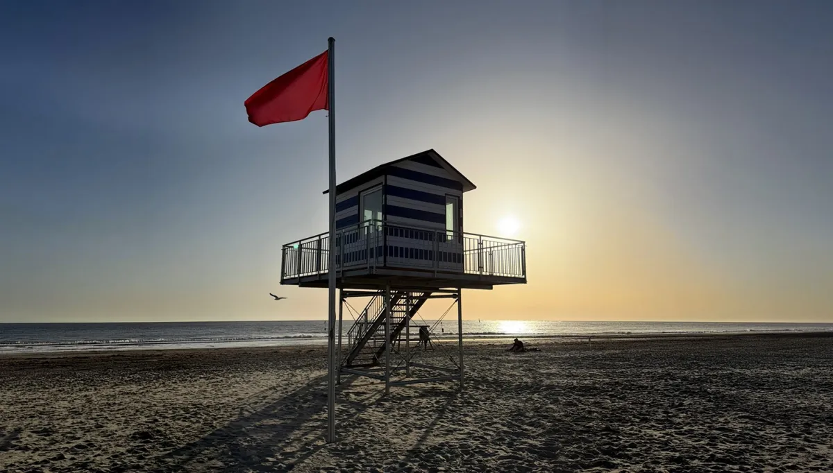 Der neue rettungsturm am Weststrand von Norderney. (© Staatsbad Norderney GmbH)