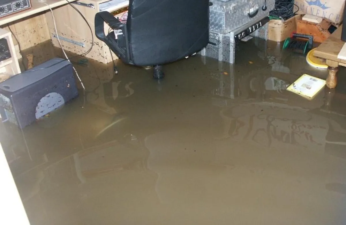Desinfektion nach Wasserschaden