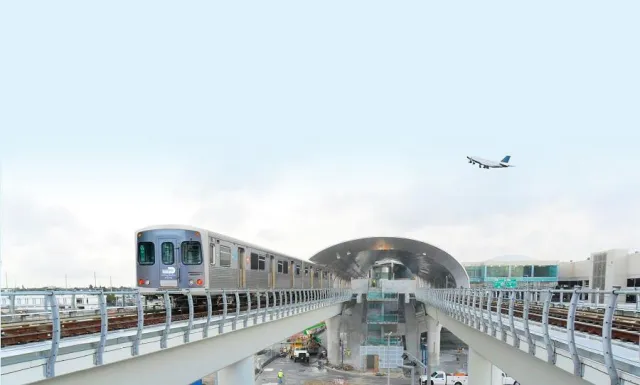 Bild: Urlauber aufgepasst: Flughafen Miami bekommt neues Ankunftsgebäude und eigene S-Bahn Station