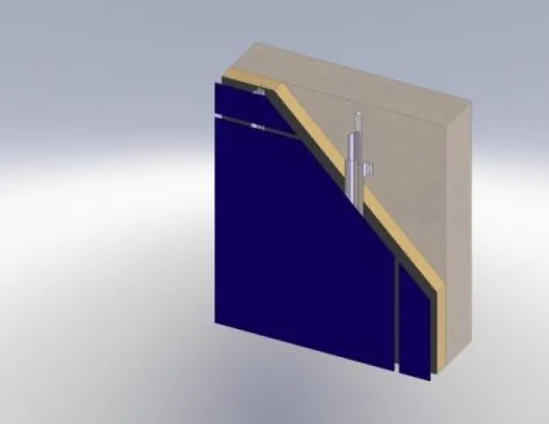 Bild: Gehrlicher stellt auf der Intersolar 2010 eine neuartige BIPV-Fassade vor
