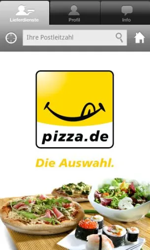 Bild: pizza.de Android Applikation ab sofort im Android Market verfügbar