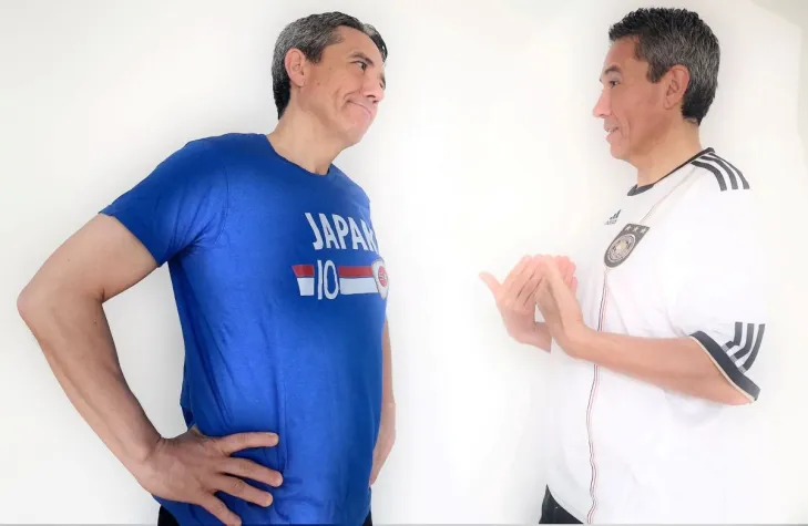 Keynote Speaker Michael Okada: "Am 23.11.22 ist das Endspiel der Fußball-WM!" Bild: Keynote Speaker Michael Okada: "Am 23.11.22 ist das Endspiel der Fußball-WM!"