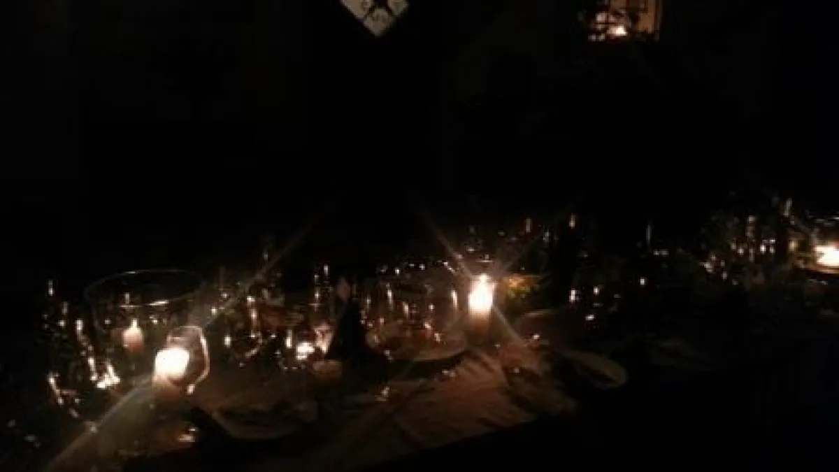 feierliche Abendstimmung im Martinshof