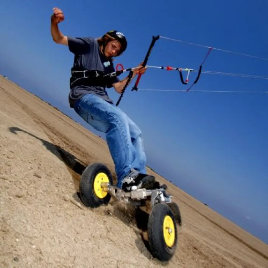 Kitelandboarding mit Mountainboard