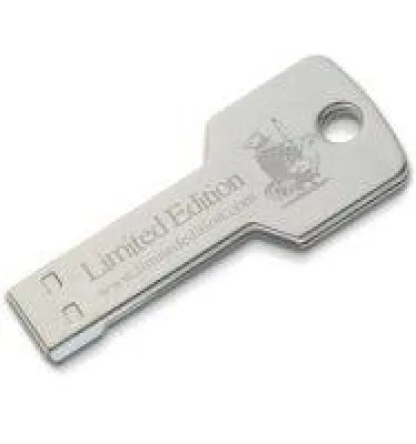 Bild: USB-Stick der Marke LaCie mit Werbeanbringung