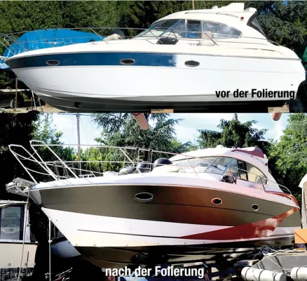 Bild: Folie statt Lack: Facelift fürs Boot