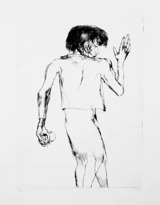 Bild: Inge Jastram  "LEBEN"  Radierung und Zeichnung  Ausstellung vom 27.10.06 bis 21.12.06