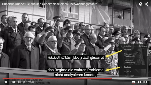 Bilinguale Untertitelungen bei YouTube Bild: Bilinguale Untertitelungen bei YouTube