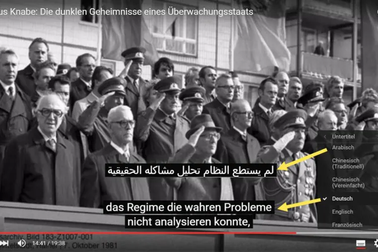 Bilinguale Untertitelungen bei YouTube Bild: Bilinguale Untertitelungen bei YouTube
