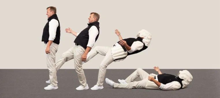 FALL SAFE Airbag-Weste für Menschen mit erhöhtem Sturzrisiko Bild: FALL SAFE Airbag-Weste für Menschen mit erhöhtem Sturzrisiko