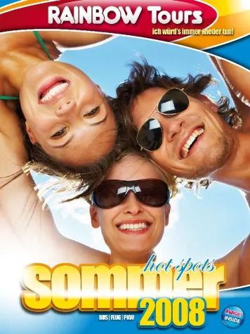 Bild: RAINBOW Tours Sommerkatalog 2008 - Sommersehnsüchte mitten im Winter