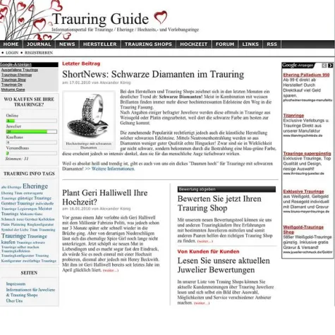 Bild: Trauringe-Guide.de bei Google News aufgenommen