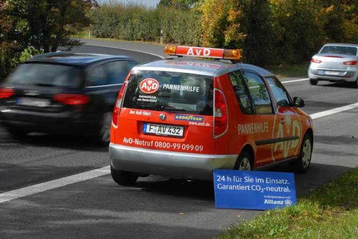 Bild: AvD Pannenhelfer fahren auch 2011 klimaneutral