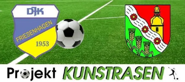 Bild: Kunstrasenprojekt der DJK Friesenhagen - Großer Namenswettbewerb - Sponsoren gesucht