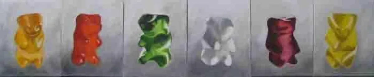 Anke DINKELBACH, Die Wahrheit, 6 x 40cm x 50cm Acryl auf Leinwand, 2008n