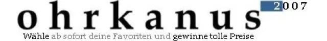 Bild: Ohrkanus 2007 - Start des Votings
