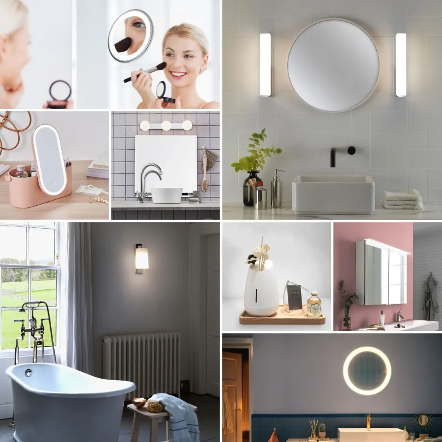 Lichtideen fürs Badezimmer (© Lampenwelt.de)