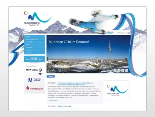 München 2018 geht ins Rennen: bytepark betreut Münchens Webseite und Onlinekommunikation für die Bewerbung Bild: München 2018 geht ins Rennen: bytepark betreut Münchens Webseite und Onlinekommunikation für die Bewerbung