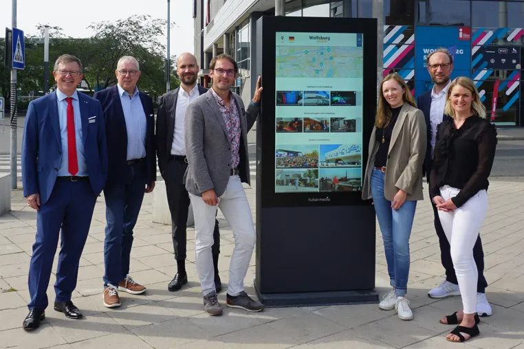 Bild: Neue digitale Services in der Wolfsburger Innenstadt 