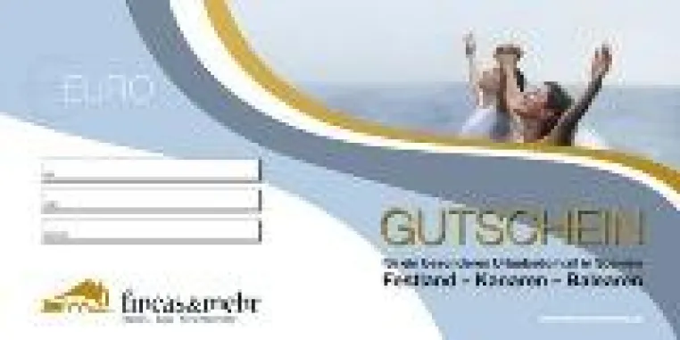 Urlaub schenken - Ein Geschenkgutschein von fincas & mehr holt die Sonne auf den Gabentisch Bild: Urlaub schenken - Ein Geschenkgutschein von fincas & mehr holt die Sonne auf den Gabentisch